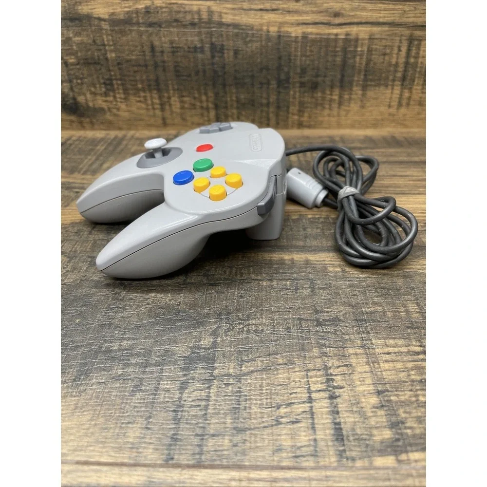 Official Nintendo 64 GRAY Controller AUTHENTIC OEM N64 NUS-005